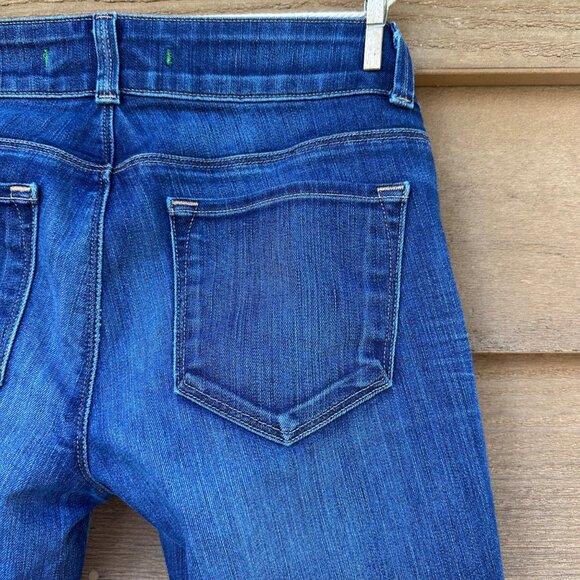 J Brand "Love Story Bell Bottoms" Womens Flared Jeans Size 26 Blue Denim Cotton - Picture 13 of 15